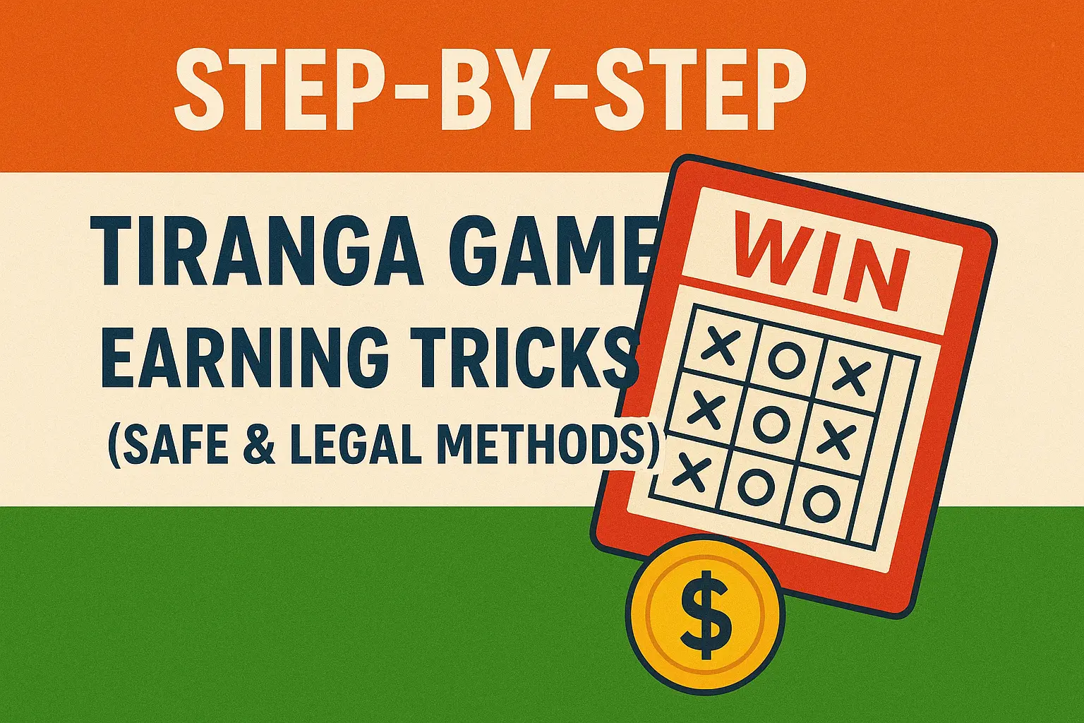 Step-by-Step Tiranga Game Earning Tricks (Safe & Legal Methods)