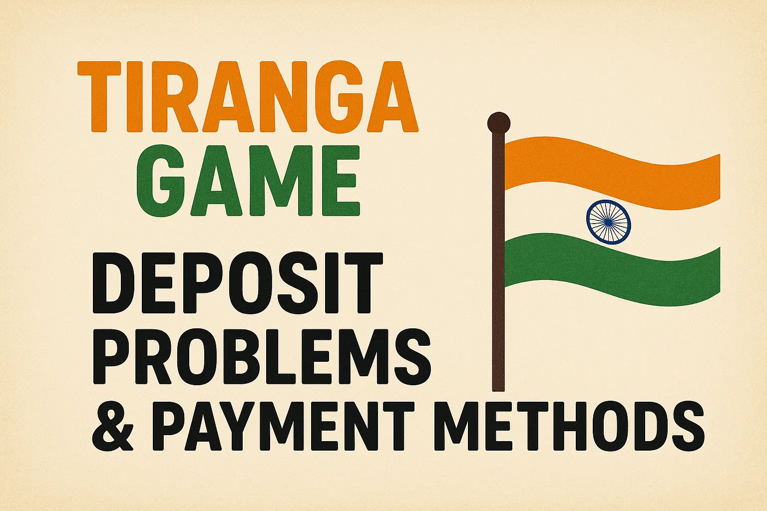 Tiranga Game Deposit Problems
